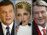 Yanukovich-Tymoshenko-Yuschenko